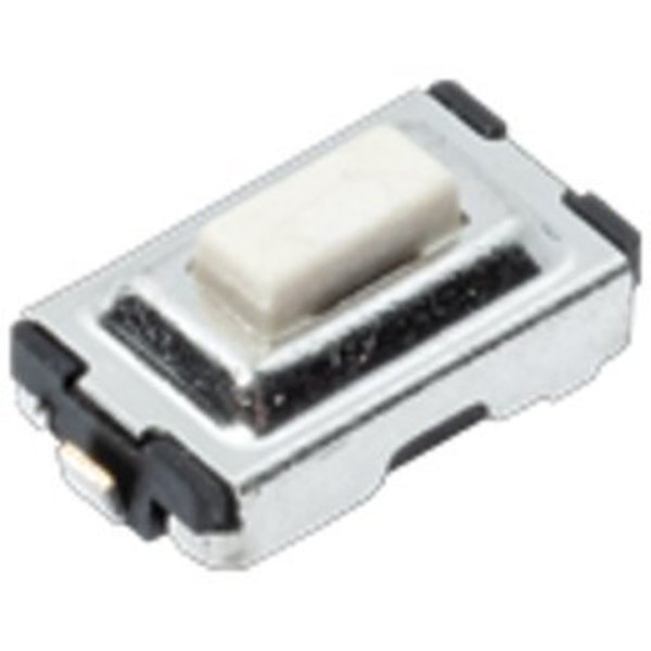 C&K Components Keypad Switch, 1 Switches, Spst, Momentary-Tactile, 0.05A, 12Vdc, 2.94N, 2 Pcb Hole Cnt, Solder PTS636SK43LFS